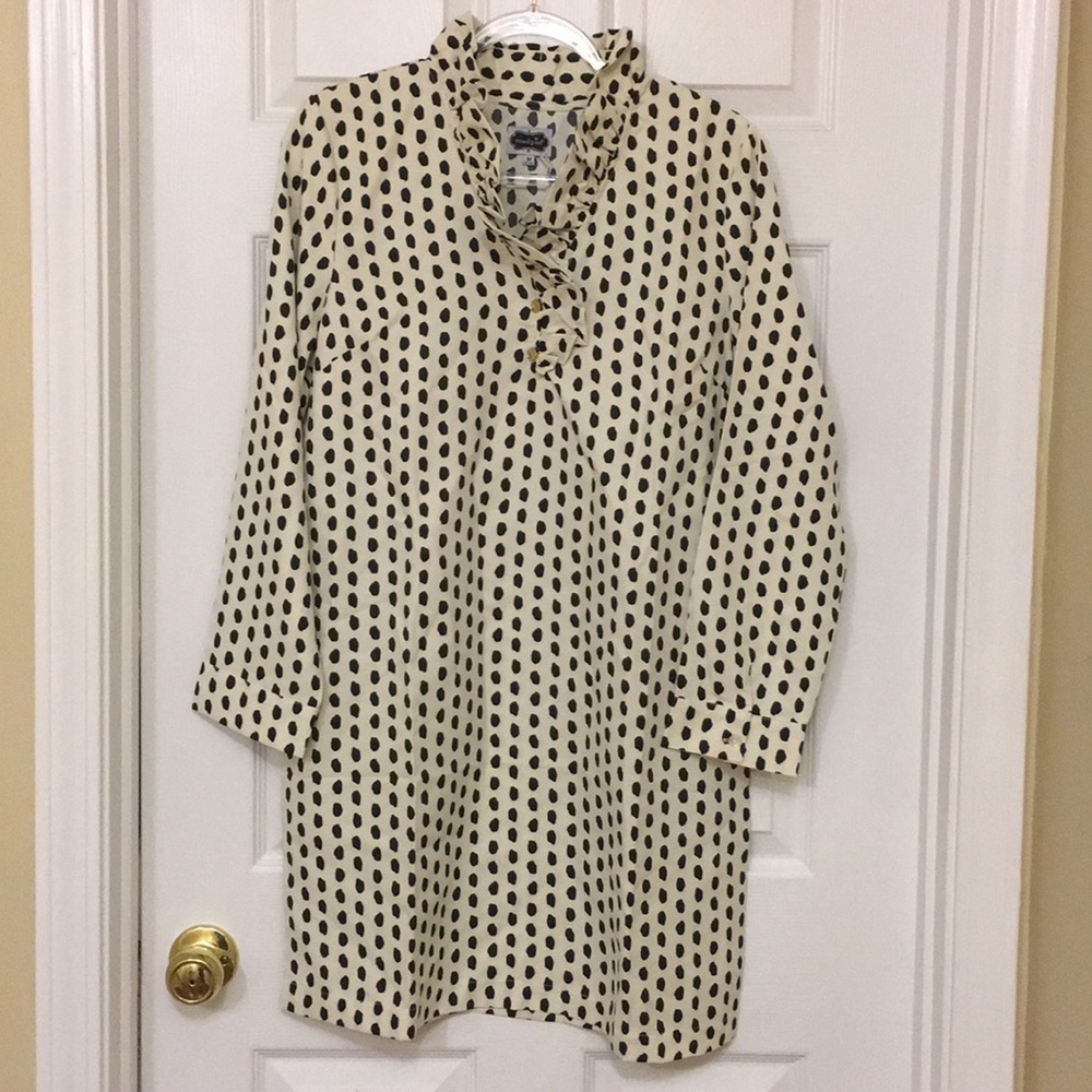 New Mud Pie long sleeve Whitney Ruffle Dress
